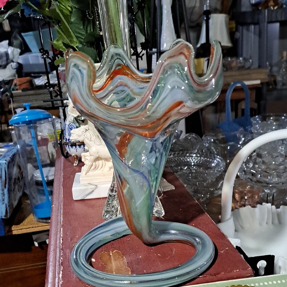 Murano Style Vintage Vase